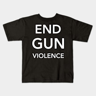 End Gun Violence Kids T-Shirt